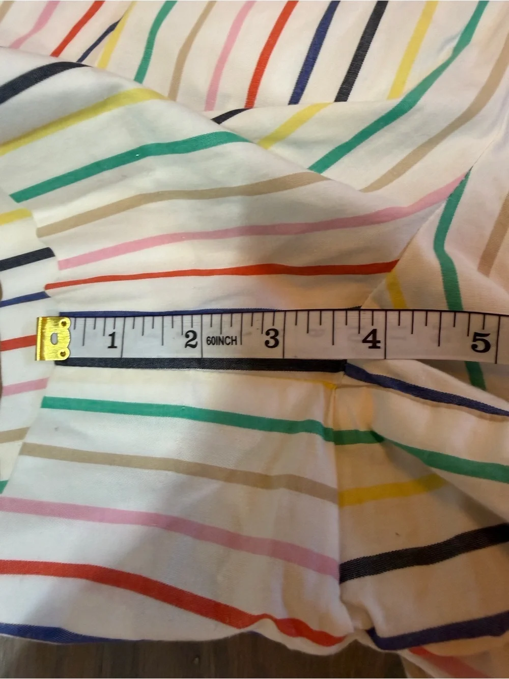 J.Crew Striped White Tie-Waist Women’s Shorts. Size 2